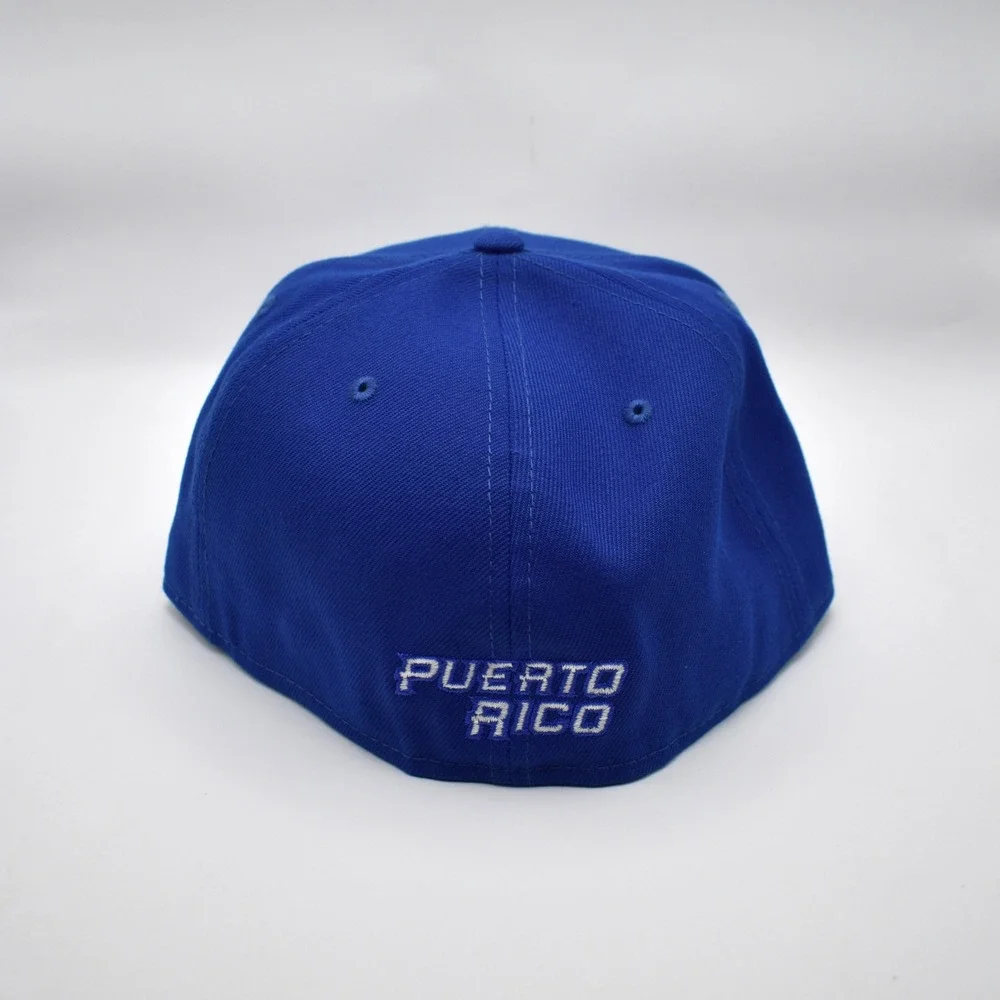New Era 59FIFTY Puerto Rico PR WBC World Baseball Fitted Hat Cap 7 1/2 Blue NWT